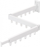 Riideid Airer Riideid Airer Wall Mount ruumi s&auml;&auml;stev seinale paigaldatud sisset&otilde;mmatav kokkupandav (kolmekordne) valge v&auml;rvi kuivatamine Rack riided (ring)