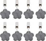 8 tk laudlina raskused looduslik kivi koos klambriga, laudlina raskused v&auml;ljas laudlina ripats raske, laudlina hoidja kivi laudlina ripats peo piknikuks, 4 x 4 x 1 cm, 26 g t&uuml;ki kohta (B)