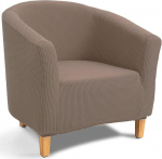 Tugitooli visked, elastne tugitooli kate, Stretch tugitooli kate, diivanikate kohvikutoolile, tugitoolile (Taupe)