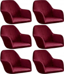 Tooli kate koos k&auml;etoega, 4/6 komplekt, sametist s&ouml;&ouml;gitoa tooli kate, pulmade venitus toolikatted, tugitooli kate, kaitsev kate koos vahusambaga, kaitsev kate s&ouml;&ouml;gitoa, k&ouml;&ouml;gi, elutoa jaoks.