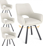 Komplekt 4 p&ouml;&ouml;rlevat s&ouml;&ouml;gitooli, metallist jalgadega k&auml;etoega toolid, sobivad s&ouml;&ouml;gitooliks, sametist tool, k&ouml;&ouml;gitoolid, elutoa tool, sametise tunnetusega polsterdatud tool, beeži v&auml;rvi.