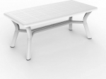 resol grupo Orquidea 180x90 aiamaalaua, ristk&uuml;likukujuline, valge, 180 x 90 x 74 cm