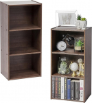 Iris Ohyama, CX-3 hoidmisriiulid 2-st komplektist hoidmism&ouml;&ouml;bli raamaturiiuli disain teisaldatav modulaarne kontor magamistuba elutuba - pruun