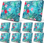 Newwiee Stretch-Sofa-Kissenbezug f&uuml;r Terrasse, Ersatzkissen, Terrassenm&ouml;bel, Couch-Schonbez&uuml;ge, Stuhl-Sitzbezug, weicher Flexibilit&auml;tsschutz (frische Farbe, frisches Blumenmuster), 8 St&uuml;ck