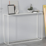 Kitsas konsoollaud esikusse, moodne k&uuml;ljelaud, kitsas, koridorilaud esikusse, diivani taha, elutuppa, esikusse, ei vaja kokkupanekut (valge, 80 x 25 x 80 cm / 31 x 10 x 31).