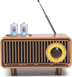 COLSUR Retro raadio Bluetooth k&otilde;lar Kaasaskantav Vintage Radio FM k&ouml;&ouml;giraadio laetav traadita traadita klassikalise retro stiiliga toetab TF kaart/AUX/USB MP3 m&auml;ngija 1500 mAh akuga