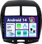 SXAUTO Android 12 IPS autoraadio, mis sobib Mitsubishi ASX (2010-2019) jaoks - Sisseehitatud traadita Carplay/Android Car/DSP - Kaamera + MIC - 4G + 64G - DAB WiFi 360-kaamera AHD roolijuhtimispult - 2 DIN