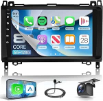 8 Core 6G + 128G 9-tolline autoraadio Android Mercedes Benz A-klassi W169 B-klassi W245 W639 Vito W639 Viano W906 Sprinter Carplay juhtmevaba Android auto peegel Link navigatsioon GPS FM/RDS/EQ Bluetooth