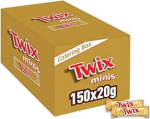 Twix Minis, &scaron;okolaaditahvlid, karamell & biskviit, piima&scaron;okolaad, lahtiselt pakitud &scaron;okolaad, 150 x 20 g, 3 kg