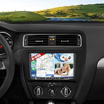 CAMECHO 4G + 64G Android 15 autoraadio VW Golf 5 Polo Skoda jaoks koos Navi Carplay Android autoga, 9-tolline Double DIN autoraadio puuteekraaniga Bluetooth 5.0 FM/RDS/32EQ WiFi SWC ja USB + tagurduskaamera