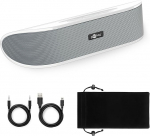 Goobay SoundBar - Stereok&otilde;lar USB Plug 'n Play ja AUX-in-ga, valge