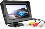 3T6B 4,3-tollise LCD-ekraaniga tagurduskaamera, veekindel tagurduskaamera koos monitoriga auto SUV veoautole