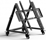 Duiliuu mobiilne teleri statiiv Madal k&otilde;rgus Madal teleri statiiv ratastega 26-65-tollistele teleritele Reguleeritav k&otilde;rgus 36&deg;-68&deg; Reguleeritav vaatenurk Max 50kg VESA 600&times;