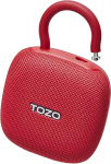 TOZO PE1 Mini Bluetooth-k&otilde;lar, kaasaskantav k&otilde;lar, muusikakast Bluetooth-k&otilde;lar karabiiniga, IPX8 veekindel, 32 tundi m&auml;nguaega, v&otilde;imas bass peole, v&auml;ljas ja reisimiseks - punane