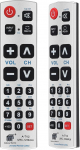 Alkia Big Button Universal Remote Control A-TV2, algseadistus Lg, Vizio, Sharp, Zenith, Panasonic, Philips, RCA jaoks - paneb aku t&ouml;&ouml;le, programmi pole tarvis