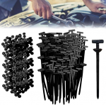 100 St&uuml;ck Nylon Universal Kabelbinderschnalle, Kabelbinder-Clip-Verschl&uuml;sse, Karosserie, multifunktsionaalne Auto-Clips f&uuml;r die t&auml;gliche automatische Befestigung
