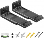 ELETIUO Soundbar Mount, Universal Dual Soundbar Wall Mounts Hoiab kuni 30 naela, reguleeritav ja pikendatav pikkus 3,5 "-6,1", Anti Drop Soundbar Mount enamusele