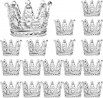 SOUJOY 18 t&uuml;kki teevalgusti hoidjad Klaasist kroonik&uuml;&uuml;nla hoidjad Crystal Votive k&uuml;&uuml;nla hoidja s&ouml;&ouml;gilaua centerpiece kodudekoratsiooni pulma t&uuml;kk