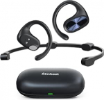 Offene Ohren Kopfh&ouml;rer Kabellos, Stereo Open-Ear Ohrh&ouml;rer mit Mikrofon, 55h Spielzeit, ENC Klaranrufe, IP55 Schwei&szlig;fest, Sportkopfh&ouml;rer f&uuml;r Fitness, Laufen & Training