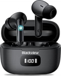 Blackview Bluetooth-k&otilde;rvaklapid, AirBuds 8 k&otilde;rvaklapid, traadita Bluetooth 5.3, topelt m&uuml;ravastased k&otilde;rvaklapid, puutetundlikud k&otilde;rvaklapid, 56h m&auml;nguaeg, LED-ekraan