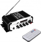 DollaTek Kentiger HY-V11 2CH Hi-Fi Bluetooth Auto Audio v&otilde;imendi FM Stereo Radio Player Support USB DVD MP3 Input auto mootorratta jaoks