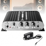 HiFi-v&otilde;imendi, 2.1CH stereov&otilde;imendi, RMS 20Wx2 + 40W ST-838 Mini HiFi-v&otilde;imendi Subwooferi v&auml;ljund D-klassi, Bass ja Treble Control, Stereov&otilde;imendi D-klassi 2.0 kanaliga