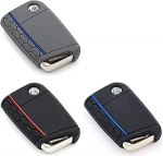 Komplekt 3 v&otilde;tmekatet VB 3 nupu autov&otilde;tme silikoonkate - Finest-Folia v&otilde;tmekate kaitsekate Tuhk Hall Sinine Must Punane Must Sinine