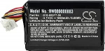 vhbw aku &uuml;hildub Garmin Zumo 590, 595, 590LM, 595LM GPS navigatsiooniga Sat Nav (1800mAh, 3.7V, Li-ion)