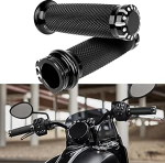 DREAMIZER 1-tollised mootorratta juhtraua k&auml;epidemed, 25 mm mootorratta k&auml;epidemed koos gaasikaabliga, &uuml;hilduvad Harley Sportster 883 Touring Dyna Softailiga