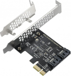 USB PCI Express SATA kaart, USB 3.0 PCIe laiendus SATA 3.0 kontroller kaardile, 2-pordiline SATA 6Gbps laiendus PCI-E (1X 4X 8X 16X) kaardid Windows 10/7/8/XP/Vista/Linux jne.