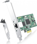 ipolex 1.25G Ethernet v&otilde;rgukaart, 1x RJ45+ port, 1GbE NIC V&otilde;rdle Intel EXPI9301CT, Toetab Windows Server/ Windows/ Linux/ VMware (ei toeta VMware ESXi 7.0, Mac OS)