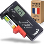 TAKIT digitaalne aku tester AA, AAA, C, D, PP3, 9V, 1.5V, n&ouml;&ouml;pelemendi patareide jaoks.