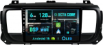 SXAUTO Android 15-6G+128G - Autoradio Citroen Jumpy 3 / Peugeot Expert / Toyota Proace / Opel Vivaro (2016-2021) - Traadita CarPlay Android auto - Kaamera + mikrofon - DAB roolijuhtimispult - 2 DIN