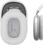 Asendatavad k&otilde;rvaklapid k&otilde;rvaklappidele - 3-osaline komplekt 2 h&otilde;behallist kunstnahast k&otilde;rvapatja ja 1 hall peapael, mis &uuml;hildub Apple AirPods Maxiga