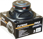 'Subwoofer 300 W RMS 600 W Max l&auml;bim&otilde;&otilde;t Pyle PLPW6D 6.5 16,50 165 mm subwoofer DVC Dual Voice Coil 4 + 4 Ohm ka suurep&auml;rane auto v&otilde;i keha maja jaoks