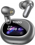 TOZO NC20 Pro k&otilde;rvaklapid, LDAC Hi-Res Sound Bluetooth k&otilde;rvaklapid, 6 mikrofoni AI Call Ear Buds 80H m&auml;nguaeg, Dual Pairing, 32 EQ rakenduse kaudu, IPX8 veekindel, juhtmevaba laadimiskohver
