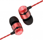 SoundMAGIC E50C M&uuml;raisolatsiooniga k&otilde;rvaklapid rafineeritud heli ja suure bassiga iPhone, iPod, iPad, Android, MP3 m&auml;ngija, Samsung, Sony, LG, Nokia, Nexus, HTC (punane)