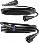 2 m veekindel DMX signaalikaabel + 2 m 2,5 mm2 veekindel toitejuhe, 3 Pin IP65 pikenduskaabel veekindel IP67 v&auml;litingimustes LED Par Light Stage Lights veekindel &uuml;hendus