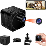 SecuraLen Mini Camera, 4K UHD WiFi Mini Camera, Night Vision & Motion Detection Functions Mini WiFi Camera for Long-Term Use