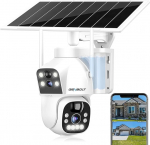 GENBOLT Solar Surveillance Camera Outdoor WLAN Wireless IP Camera Surveillance Outdoor Battery 8 W 15600 mAh WiFi Surveillance Camera Outdoor CCTV Camera Outdoor Security Camera PIR Detection