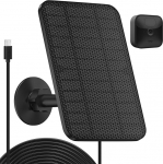 4W p&auml;ikesepaneel, mis &uuml;hildub Blink kaamera jaoks Blink Outdoor 4 (4. p&otilde;lvkond) / Blink Outdoor (3. p&otilde;lvkond) XT3 ja Blink XT / XT2 kaamera, veekindel vilkuv p&auml;ikesepaneel koos 13ft kaabliga