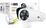 INSTAR IN-9408 2K+ PoE valge / LAN / PoE j&auml;lgimiskaamera kunstliku intelligentsusega - ilmastikukindel v&auml;likaamera - IEEE 802.3af Power Over Ethernet - HomeKit - PIR - lai nurk - RTSP
