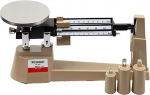 XNXYSMKJ 2610 g/0.1 g Laboratory Analysis Weight Set, Mechanical Three-Beam Scale with 2 1000 g Weights and 1 500 g Weight, Zero Adjustment Tare and Magnetic Damping