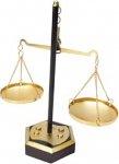 SUNGOOYUE Antiikne metallist kaalud Vintage stiilis ornament elutoa kaunistamiseks K&otilde;rgus 22.5cm