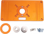 Router Tischeinsatzplatte Langlebige Aluminiumlegierung Holzfr&auml;sen Flip Panel Hausreparaturwerkstatt