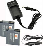 DSTE&reg; 2x asendusaku ja DC145E reisilaadija &uuml;hildub Panasonic DMW-BCM13E DMW-BCM13PP Lumix DMC-TS5 DMC-TZ40 DMC-TZ41 DMC-ZS27 DMC-ZS30 DMC-ZS35 DMC-ZS45 DMC-ZS50 DMC-TS6 kaameraga.