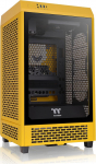 Thermaltake Tower 200 Mini-ITX arvutikarp, 2 x 140mm eelpaigaldatud CT140 ventilaatorit, toetab GPU pikkust kuni 380mm CA-1X9-00S4WN-00; Bumblebee; 3-aastane garantii