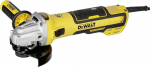 Dewalt DWE4347 nurklihvmasin (1700 vatti, 125 mm ketaste l&auml;bim&otilde;&otilde;t, harjadeta, v&auml;hese hooldusega, pehmek&auml;ivitusega, sisaldab kaitsekatet, vibratsiooni summutavat lisak&auml;epidet ja kiirvabastusega mutrit) DWE4347