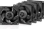 ARCTIC S8038-7K Serverventilaator 80 x 80 x 38 mm 500-7000 rpm PWM reguleeritud 4-pin &uuml;hendus 12 V DC Must pakend 4 tk.