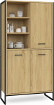IDMarket - K&otilde;rge k&uuml;ljepaneel k&otilde;rgus 160 cm 3 ust ja sahtlit Industrial Design